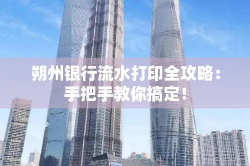 朔州银行流水打印全攻略:手把手教你搞定!