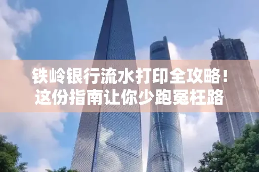 铁岭银行流水打印全攻略!这份指南让你少跑冤枉路