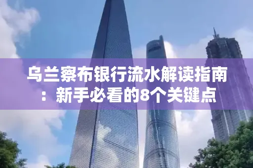 乌兰察布银行流水解读指南:新手必看的8个关键点