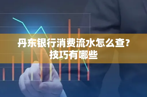 丹东银行消费流水怎么查?技巧有哪些