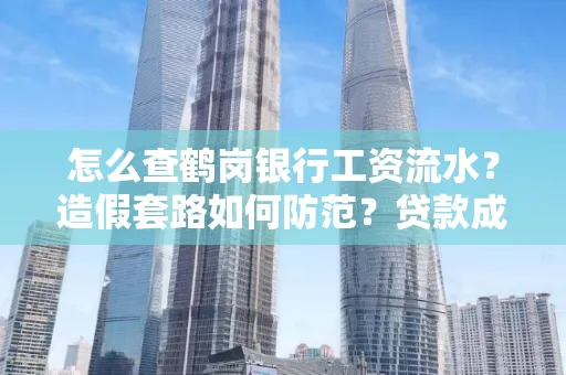 怎么查鹤岗银行工资流水?造假套路如何防范?贷款成功率翻倍攻略