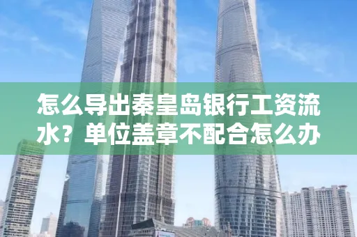 怎么导出秦皇岛银行工资流水?单位盖章不配合怎么办?