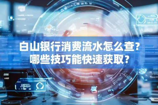 白山银行消费流水怎么查？哪些技巧能快速获取？