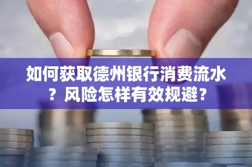如何获取德州银行消费流水?风险怎样有效规避?