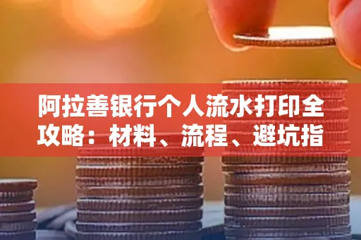 阿拉善银行个人流水打印全攻略:材料、流程、避坑指南一网打尽