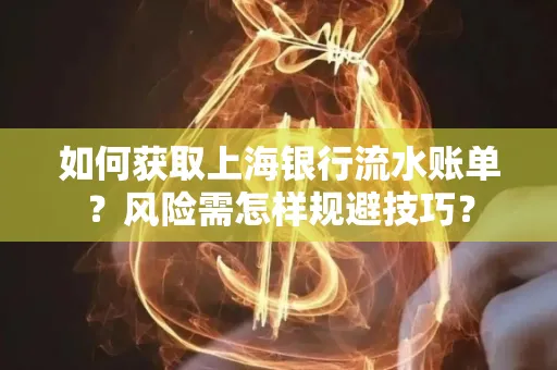 如何获取上海银行流水账单?风险需怎样规避技巧?