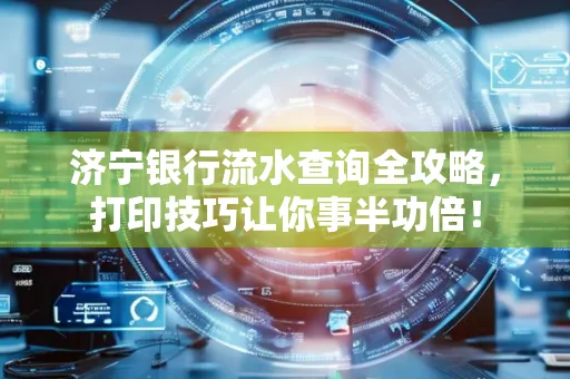 济宁银行流水查询全攻略,打印技巧让你事半功倍!